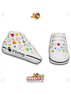 ROBERT'S GON CORAZONES BLANCO 9 AL 12