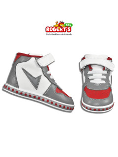 ROBERT'S J NAVY GRIS/ROJO 11 AL 13