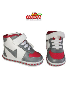 ROBERT'S J NAVY GRIS/ROJO 11 AL 13